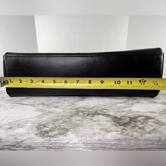 Patricia Nash Heritage Leather Poppy Tote Bag BLACK Shoulder Handbag Purse - Picture 12 of 13